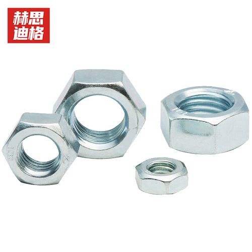 657 4.8級高強度六角螺帽 藍白鋅 gb52 m24